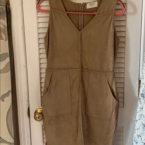 Suede feeling camel colored dress!!!